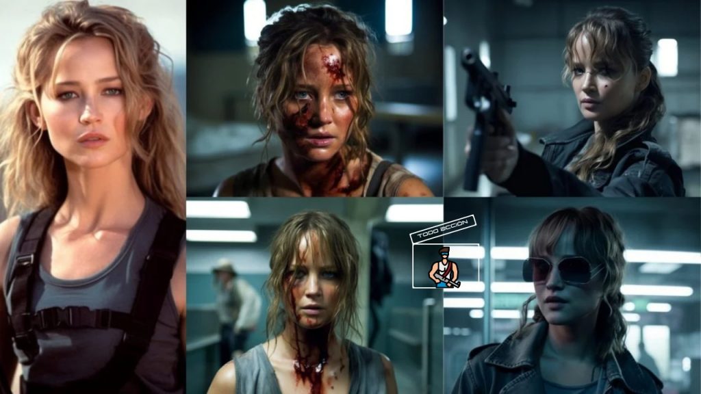 Jennifer Lawrence Sarah Connor Terminator - Todo Acción