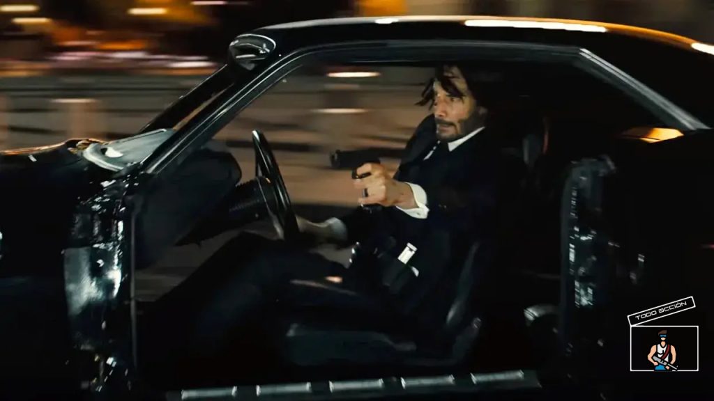 John Wick 4 Keanu Reeves coche - Todo Acción