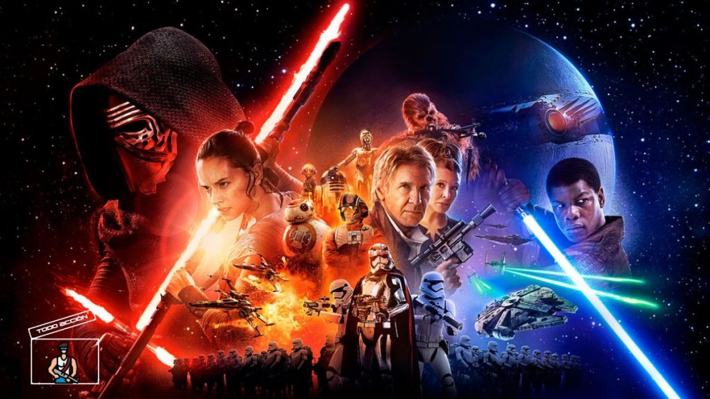 Star Wars El despertar de la fuerza poster original - Todo Acción