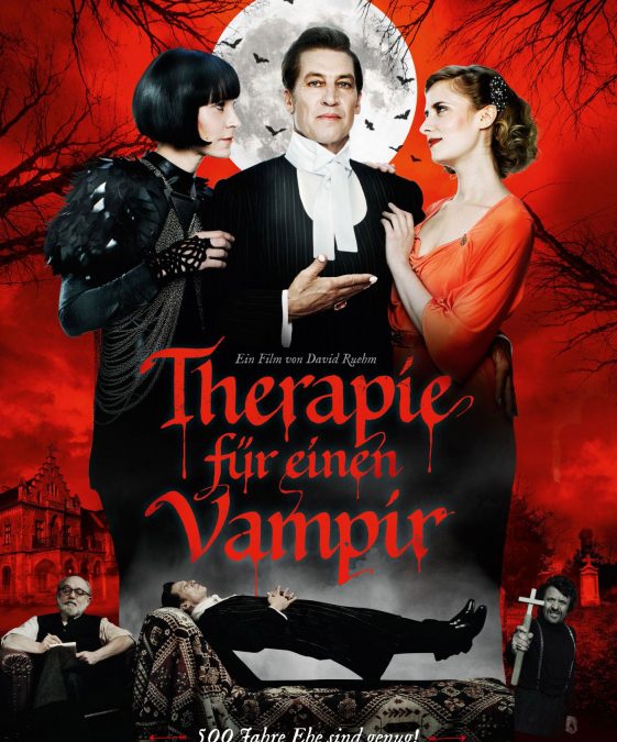 Arte promocional de la película Terapia para un vampiro.