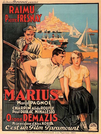 La versión americana de Marius en 1931.
