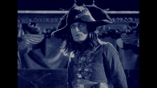 El actor Albert Dieudonné como el famoso personaje francés en la película Napoleón 1927.