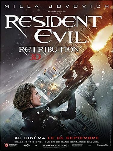 Resident Evil Retribution poster