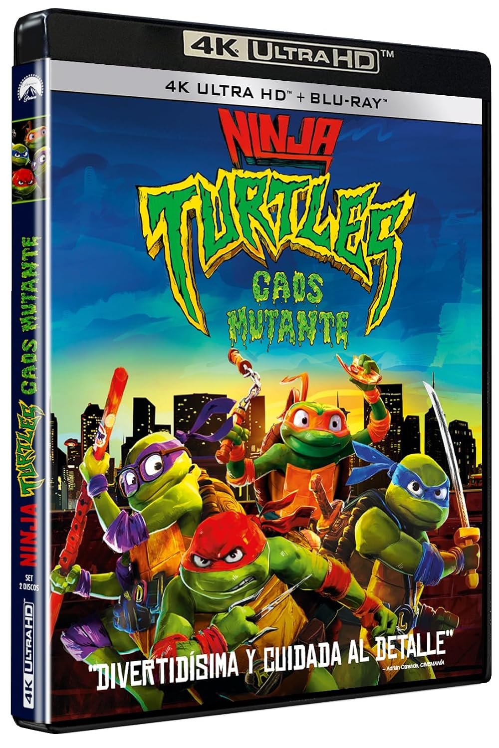 Ninja Turtles: Caos mutante en 4K y Blu-ray