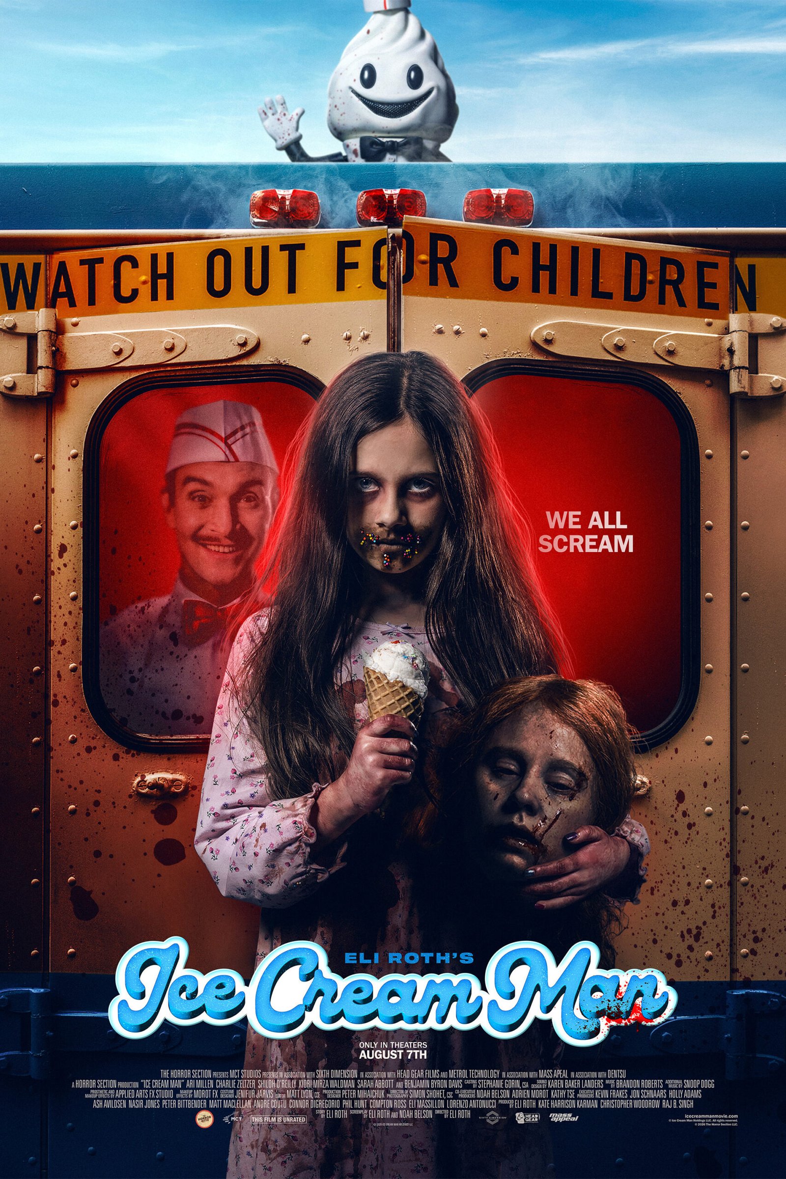 Póster oficial de Ice Cream Man, la nueva película de Eli Roth